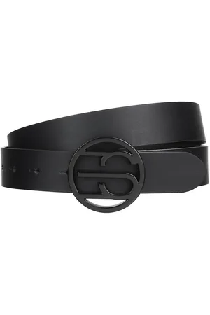ESPRIT Ledergürtel schwarzer Koppel Leder Gürtel Logo Belt 070EA1S304-001 - Verkäufer: Bilvary