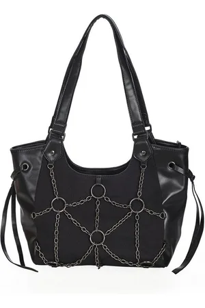 Banned Retro Handtasche Lazarus Chain Tote, Bag Gothic Metal Ketten Punk - Verkäufer: Schompi Trading e.K.