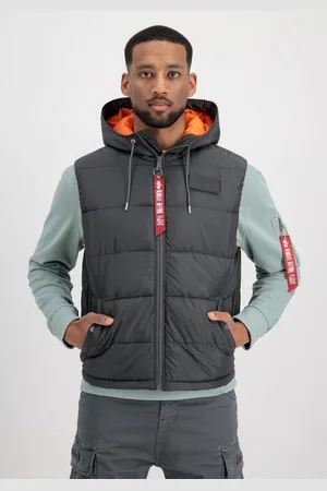 Alpha Industries Blouson Men - Vests Hooded Puffer Vest FD