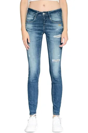 Gang 5-Pocket-Jeans 94Nele skinny fit - midflash destroy - Verkäufer: Melange-shop