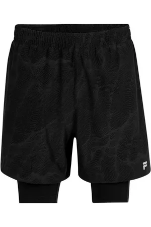 Fila Sporthose Running Shorts Roanoke AOP mit Floating-F Logo auf der Vorder- und Rückseite - Verkäufer: bonvenon