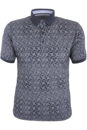 NAVIGAZIONE Poloshirt mit Jaquardmuster - Verkäufer: GUTEMARKEN