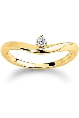 Viventy Silberring 784201 Solitär-Ring Damen Zirkonia Sterling-Silber Vergoldet Gr. 54 - Verkäufer: Karat24