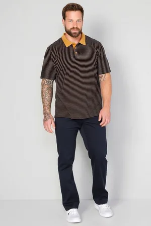 Boston Park Poloshirt Poloshirt Halbarm Ringel-Piqué - Verkäufer: Popken Fashion Group