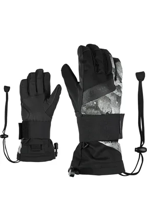 Ziener Skihandschuhe MIKKS AS(R) JUNIOR glove SB grey mountain print - Verkäufer: Alpensportler
