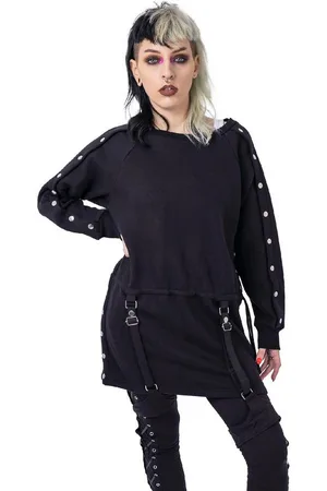Heartless Longpullover Orphic Jumper Gothic Longpullover Metal Nieten Cyber Punk - Verkäufer: Schompi Trading e.K.