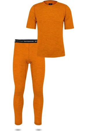 Normani Thermounterhemd Herren Merino-Set T-Shirt und Unterhose Thermounterwäsche Skiunterwäsche Funktionsunterwäsche 100% Merinowolle - Verkäufer: