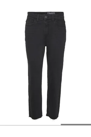 Noisy May Regular-fit-Jeans NMMONI HW STRAIGHT ANK BLACK JEANS - Verkäufer: Baltz -Wir leben Mode