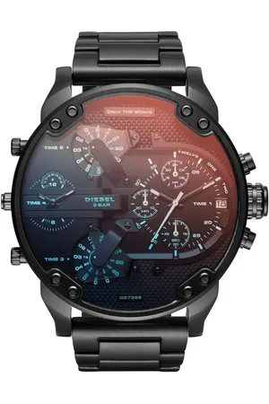 Diesel Chronograph MR. DADDY 2.0 DZ7395, Quarzuhr, Armbanduhr, Herrenuhr, Stoppfunktion, mehrere Zeitzonen