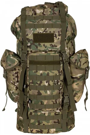 MFH Trekkingrucksack BW Kampfrucksack, "MOLLE", 65 l, Alu-Ausst., op.-camo - Verkäufer: DaGecko