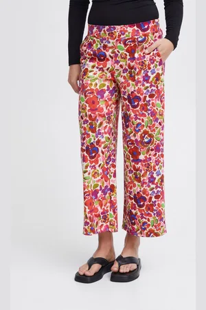 Ichi Stoffhose IHKATE PRINT PA23 Anzughose mit weitem Bein - Verkäufer: meinemarkenmode