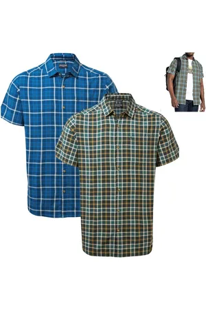 Craghoppers T-Shirt - Outdoor kurzarm Hemd im Karodesign - Menlo Shirt - Verkäufer: hive outdoor