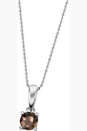 Firetti Kette mit Anhänger Schmuck Geschenk Gold 375 Gold 585 Halsschmuck Halskette Solitär, mit unterschiedlichen Edelsteinen