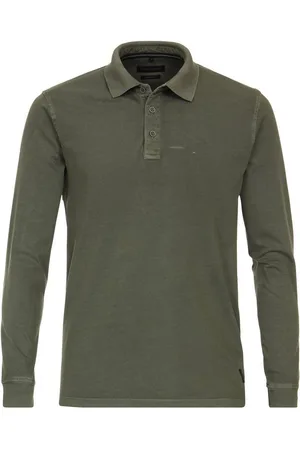 Casa Moda Langarm-Poloshirt Polo-Shirt Langarm uni