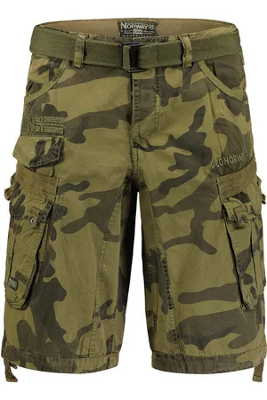 Geographical Norway Cargobermudas Herren Bermuda 1043 S Khaki / Camo - Verkäufer: CLEO STYLE