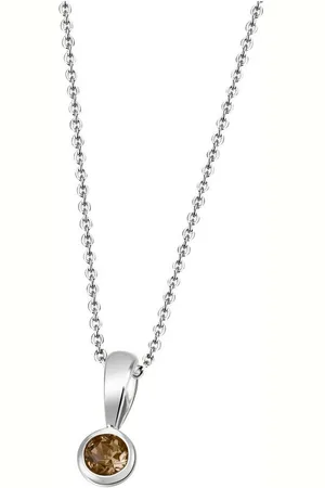 Firetti Kette mit Anhänger Schmuck Geschenk Gold 375 Gold 585 Halsschmuck Halskette Solitär, mit unterschiedlichen Edelsteinen