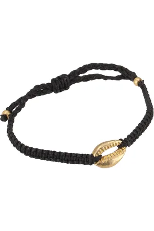 GURU-SHOP Armreif Perlenarmband, Makramee Armband Kauri Muschel -.. - Verkäufer: