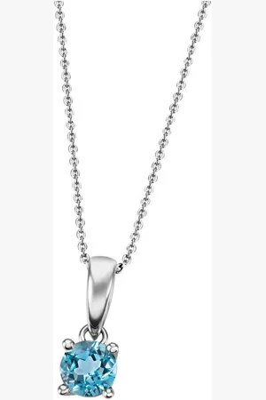 Firetti Kette mit Anhänger Schmuck Geschenk Gold 375 Gold 585 Halsschmuck Halskette Solitär, mit unterschiedlichen Edelsteinen