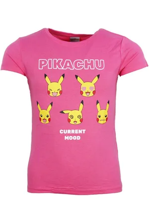 Pokemon Print-Shirt Pokemon Pikachu Kinder T-Shirt Kurzarm Shirt Gr. 110 bis 152, 100% baumwolle - Verkäufer: WS-Trend