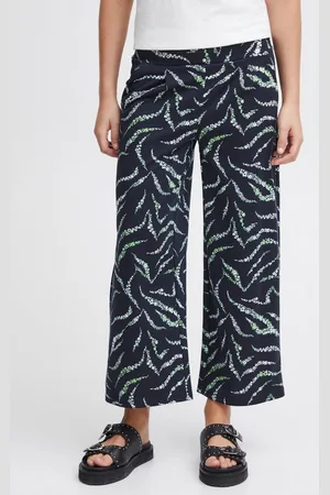 Ichi Stoffhose IHKATE PRINT PA23 Anzughose mit weitem Bein - Verkäufer: meinemarkenmode