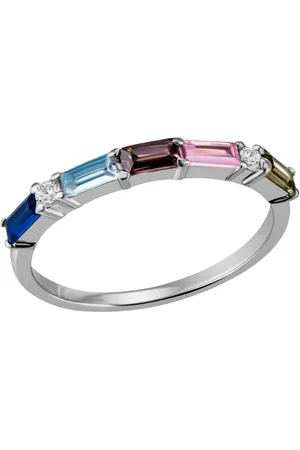 Firetti Fingerring Schmuck Geschenk Silber 925 Silberring Ring Regenbogen, mit Zirkonia (synth)