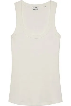 Catwalk Junkie Ripptanktop - geripptes Tanktop - Basic Tank Top - Top ärmellos - Verkäufer: Schneider Fashion Store