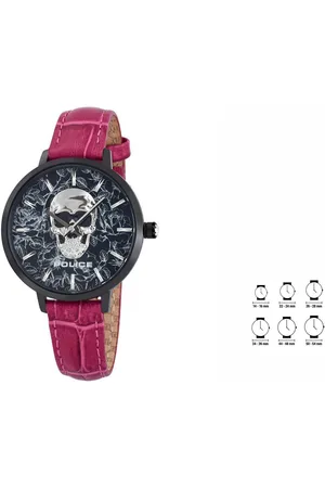 Police Quarzuhr Ice Amen Damenuhr PL16032MSB-06 Ø 36 mm Armbanduhr Leder - Verkäufer: woolloom