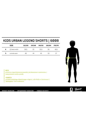 Brandit Shorts Kids Urban Legend Shorts - Verkäufer: 247Group GmbH