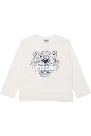 Kenzo Langarmshirt Longsleeve weiß Tiger Motiv - Verkäufer: coolkids-store