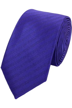 Fabio Farini Krawatte Herren Krawatte Lila - verschiedene Lila Männer Schlips in 6cm (ohne Box, Unifarben) Schmal (6cm), Blaulila - Amethyst - Verkäufer: