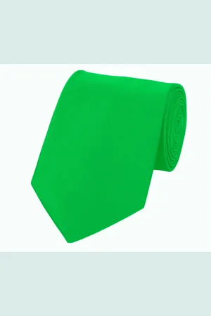 Fabio Farini Krawatte Herren Krawatte Grün - verschiedene Grüne Männer Schlips in 8cm (ohne Box, Unifarben) Breit (8cm), Grün - Emerald - Verkäufer: