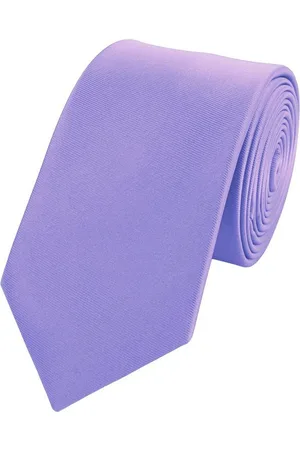 Fabio Farini Krawatte Herren Krawatte Lila - verschiedene Lila Männer Schlips in 6cm (ohne Box, Unifarben) Schmal (6cm), Helllila - Grape Ice - Verkäufer: