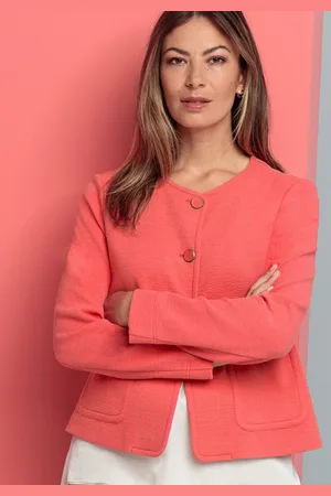 Bianca Jerseyblazer KATHI mit angesagtem Strukturmuster in Trendfarben - Verkäufer: