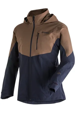 Maier Sports Outdoorjacke Halny rec M Herren Funktionsjacke, wasserdichte Regenjacke mit Kapuze, Wanderjacke