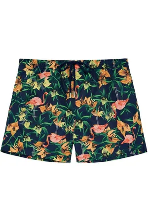 Hom Badeshorts Flamingo Beach Boxer Bade-Shorts Speedo eng - Verkäufer: HBOD