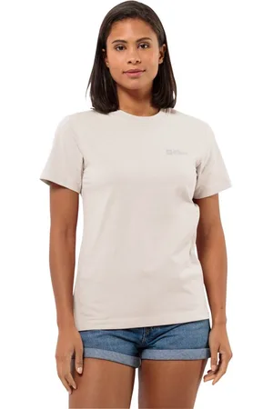 Jack Wolfskin T-Shirt ESSENTIAL T W weiches, klassisches T-Shirt aus atmungsaktiver Bio-Baumwolle
