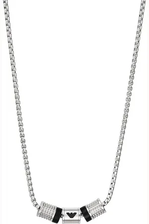 Emporio Armani Collier Herren-Kette Edelstahl Onyx - Verkäufer: CHRIST Juweliere und Uhrmacher seit 1863 GmbH