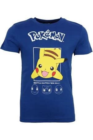Pokemon Print-Shirt Pokemon Pikachu Jungen T-Shirt Kurzarm Shirt Gr. 110 bis 152, 100% Baumwolle - Verkäufer: WS-Trend