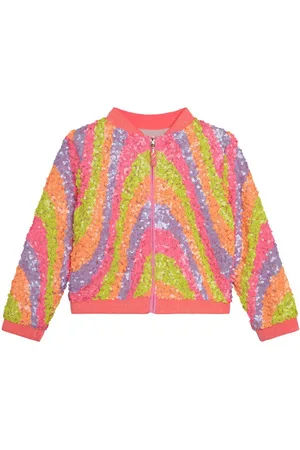 Billieblush Bomberjacke Bomberjacke Paillettenjacke schillernd neon - Verkäufer: coolkids-store