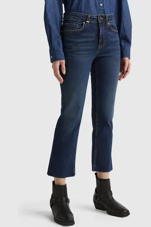 Benetton Weite Jeans mit geradem Bein