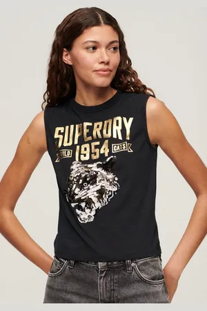 Superdry Tanktop EMBELLISH ARCHIVE FITTED TANK