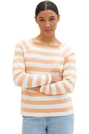 TOM TAILOR Langarmshirt in Streifen-Optik