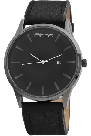 QBOS Quarzuhr QB0038, Herrenuhr Lederimitat - Verkäufer: Shaghafi GmbH