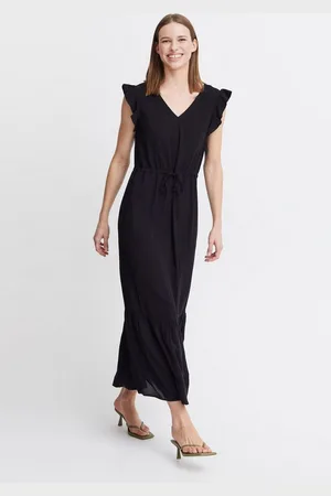 B YOUNG Maxikleid BYMMMJOELLA FRILL DRESS 2 - sommerliches Kleid mit Details - Verkäufer: meinemarkenmode