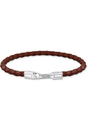 Thomas Sabo Silberarmband Unisex Lederarmband Silber - Verkäufer: uhrcenter