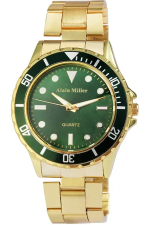 Alain Miller Quarzuhr AM0002 Herrenuhr mit Edelstahlarmband, Herrenuhr Edelstahl - Verkäufer: Shaghafi GmbH