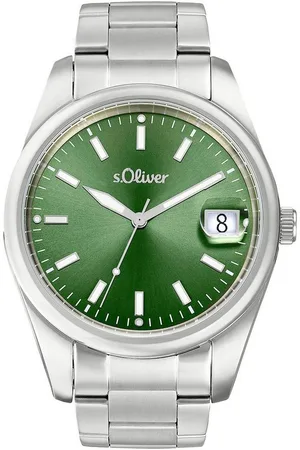 QS by s.Oliver Quarzuhr 2037715, Armbanduhr, Damenuhr, Herrenuhr, Datum
