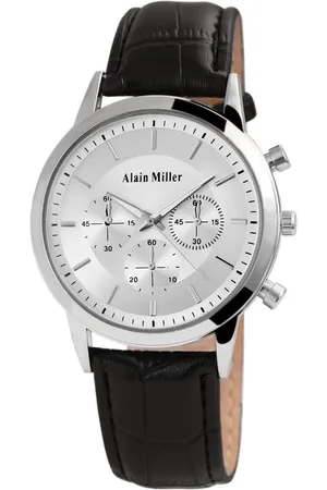 Alain Miller Quarzuhr AM0006, Herrenuhr Lederimitat - Verkäufer: Shaghafi GmbH