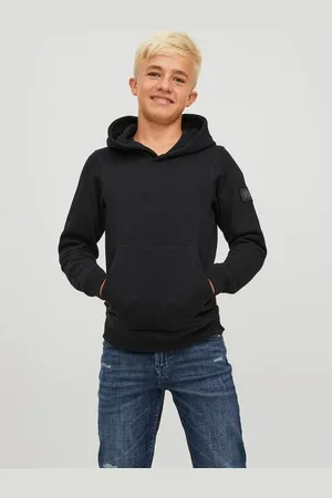 JACK & JONES Hoodie Junior Kinder Hoodies Pullover JCOCLASSIC WAFFLE SWEAT HOOD SN JNR - Verkäufer: Trend-Outlet-de