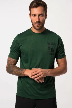 JP 1880 T-Shirt T-Shirt Outdoor Halbarm Brust-Print - Verkäufer: Popken Fashion Group